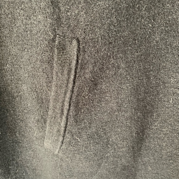 Cynthia Rowley Cotton Blend Gray Cowl Neck Pullover Front Sweater Tunic M - Picture 6 of 8